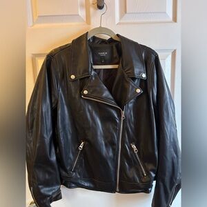Torrid faux leather bomber jacket